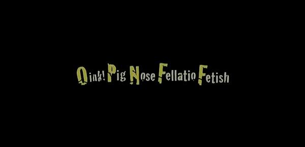  OINK Pig Nose Fellatio Fetish